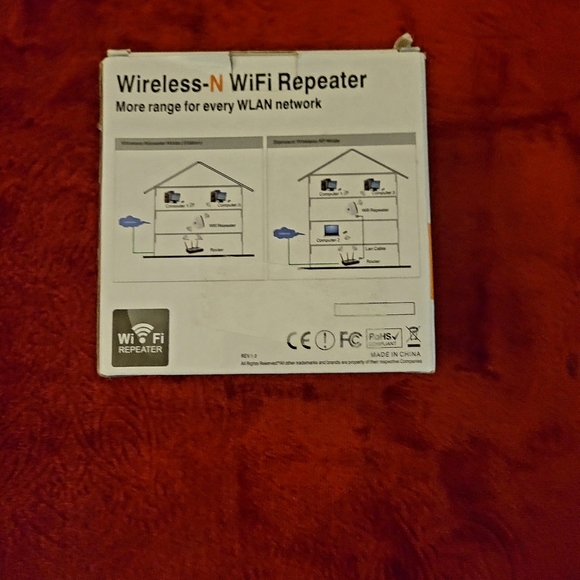 🔥🔥2XHP🔥🔥9-2-23🔥🔥9-29-23🔥🔥NWOT WIRELESS-N WIFI REPEATER WHITE - Picture 2 of 4
